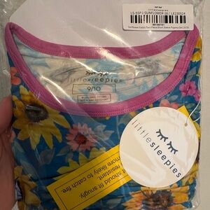 Little Sleepies sunflower Pajama Set